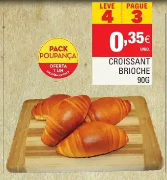 Continente Croissant Brioche 90g promoção
