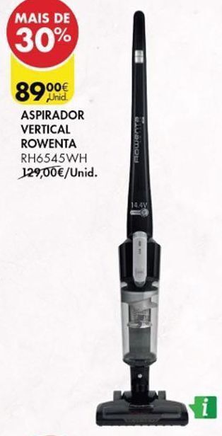 Pingo Doce Aspirador vertical rowenta promoção