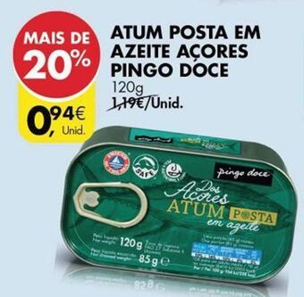 Pingo Doce Atum em azeite pingo doce promoção