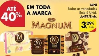 Pingo Doce Gelados magnum promoção