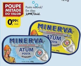 Pingo Doce Atum em lata minerva promoção