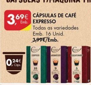 Pingo Doce Cápsulas de café promoção