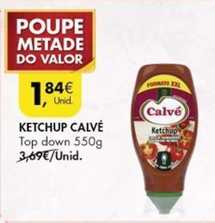Pingo Doce Ketchup calvé promoção