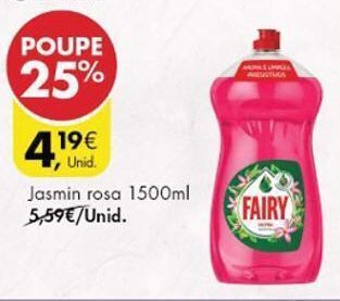 Pingo Doce Detergente lavalouça fairy promoção