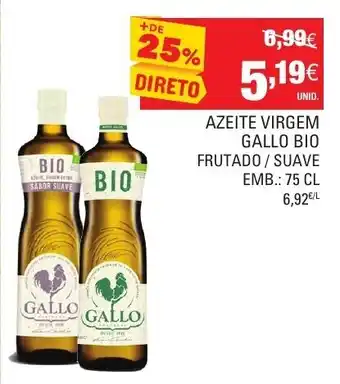 Continente Azeite Virgem Gallo Bio 75cl promoção