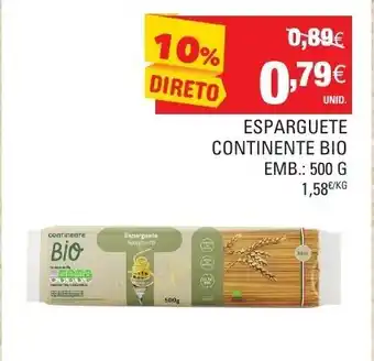 Esparguete Continente Bio 500g