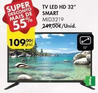 Pingo Doce Tv 32'' led promoção