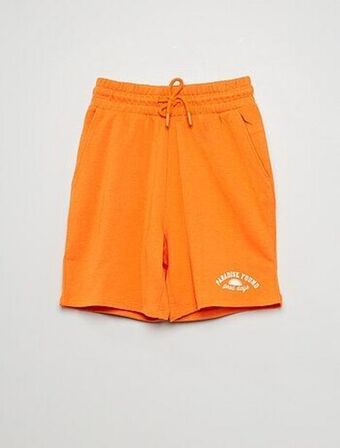 Kiabi Bermudas em moletão com estampado promoção