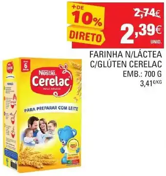 Farinha N/ Láctea C/ Glúten Cerelac 700g