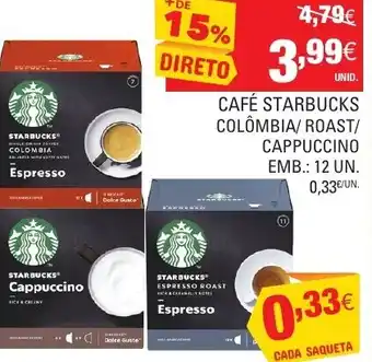Continente Café Starbucks 12 UN. promoção