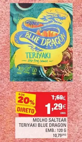 Molho Saltear Teriyaki Blue Dragon 120g