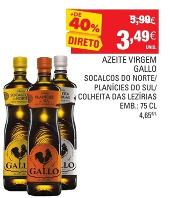 Azeite Virgem Gallo 75cl