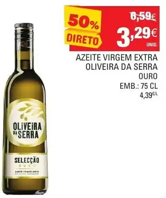 Continente Azeite Virgem Extra Oliveira da Serra Ouro 75cl promoção