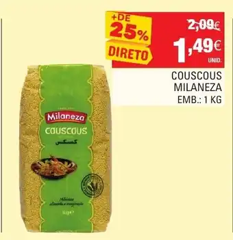 Continente Couscous Milaneza 1kg promoção
