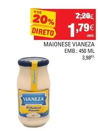 Continente Maionese Vianeza 450ml promoção
