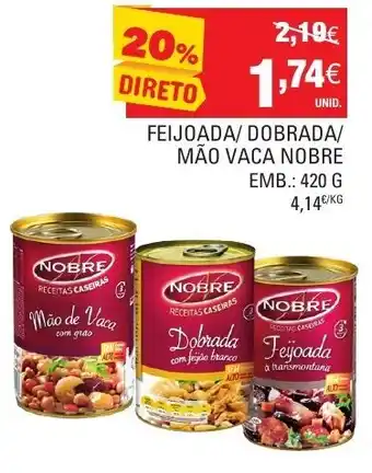 Continente Feijoada/Dobrada/Mão Vaca Nobre 420g promoção