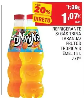 Continente Refrigerante C/Gás Trina 1,5L promoção
