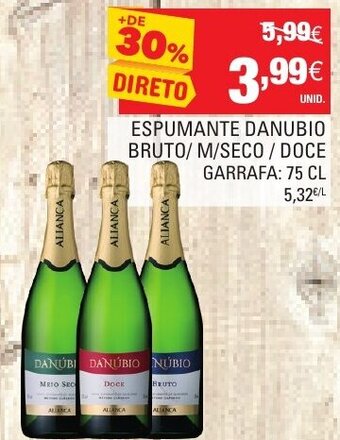 Continente Espumante Danubio 75cl promoção