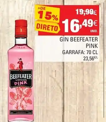 Continente Gin Beeffeater Pink Garrafa 70cl promoção