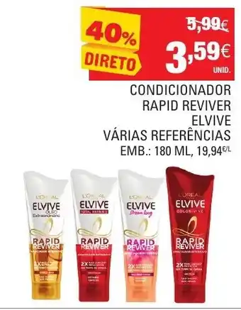 Condicionador Rapid Reviver Elvive 180ml