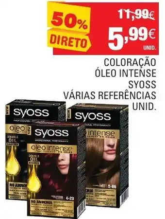 Continente Coloração ÓleoIntense Syoss promoção