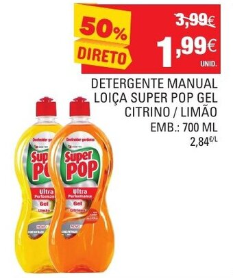 Detergente Manual Loiça Super Pop Gel 700ml
