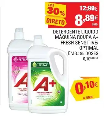 Continente Detergente Líquido Máquina Roupa A+ 85 Doses promoção