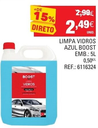 Continente Limpa Vidros Azul Boost 5L promoção