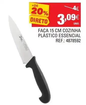 Continente Faca 15cm Cozinha Plástico Essencial promoção