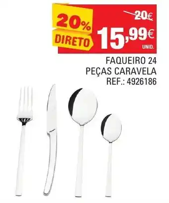 Continente Faqueiro 24 Peças Caravela promoção