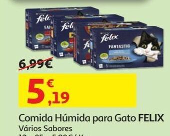 Auchan Comida húmida gato felix promoção