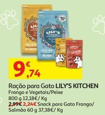 Auchan Snack gato lily's kitchen promoção