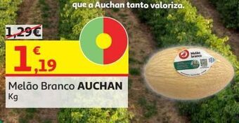 Auchan Melão branco auchan:produção controlada kg promoção