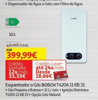 Esquentador gas bosch