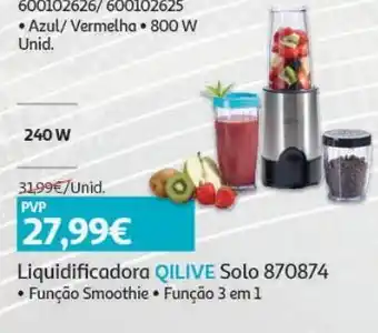 Auchan Liquidificadora qilive:solo 870874 promoção