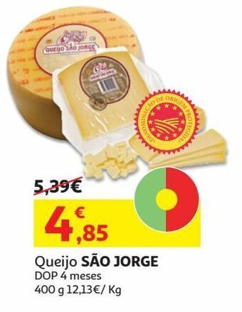 Auchan Queijo são jorge promoção