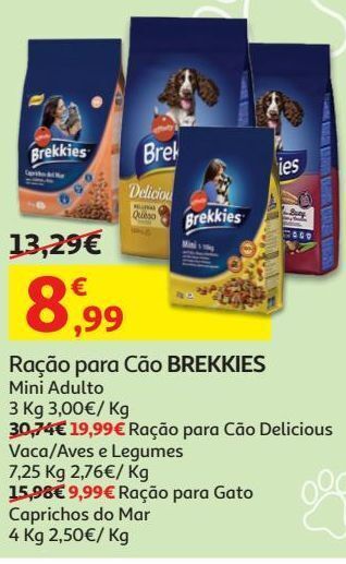 Ração cão brekkies