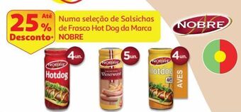 Auchan Salsichas aves nobre promoção
