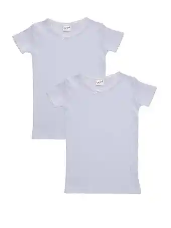 Prénatal Pack 2 t-shirt manga curta com orla em croquete - prénatal promoção
