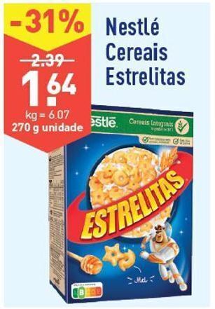 ALDI Cereais nestlé promoção