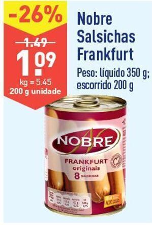 ALDI Salsicha nobre promoção