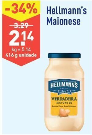 ALDI Maionese hellmann's promoção