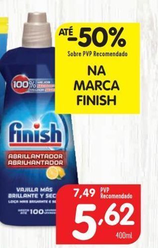 Minipreço Abrilhantador finish promoção