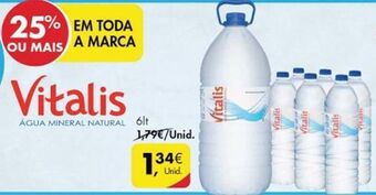Pingo Doce Água vitalis promoção