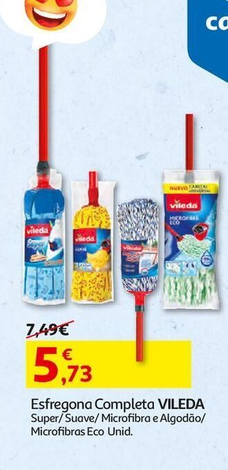 Auchan Esfregona vileda promoção