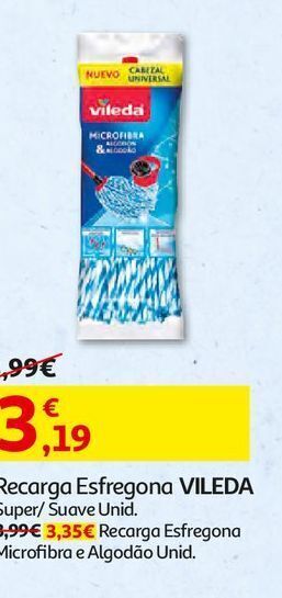 Auchan Recarga esfregona vileda promoção