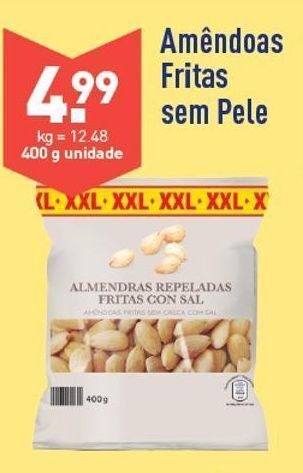 ALDI Amêndoas promoção