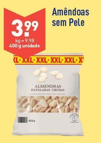 ALDI Amêndoas promoção