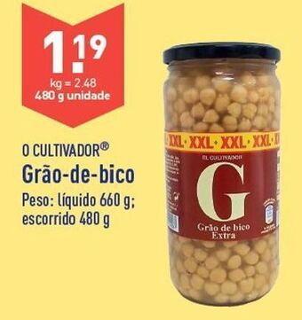 ALDI Grão de bico promoção