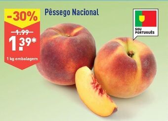 ALDI Pêssego promoção